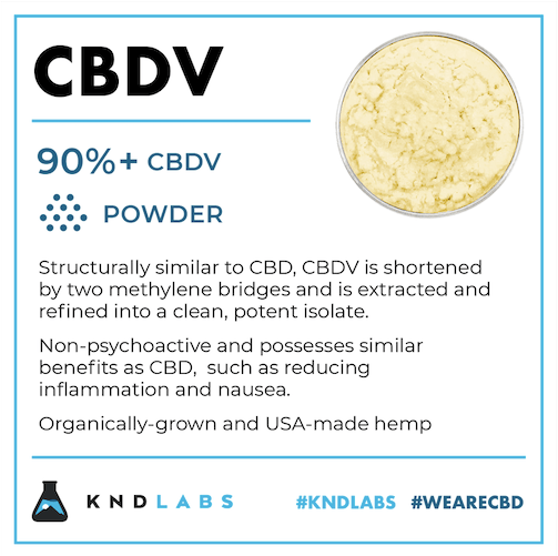 KND Labs Introduces CBDV, New Industry-Leading Ingredient - KND Labs