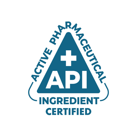 Active Pharmaceutical Ingredient Certified branded icon certification