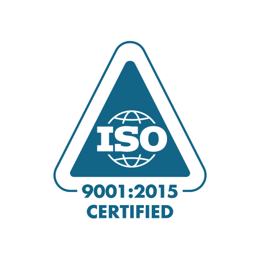 ISO 9001:2015 Certified branded icon certification