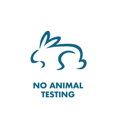 No Animal Testing branded icon badge