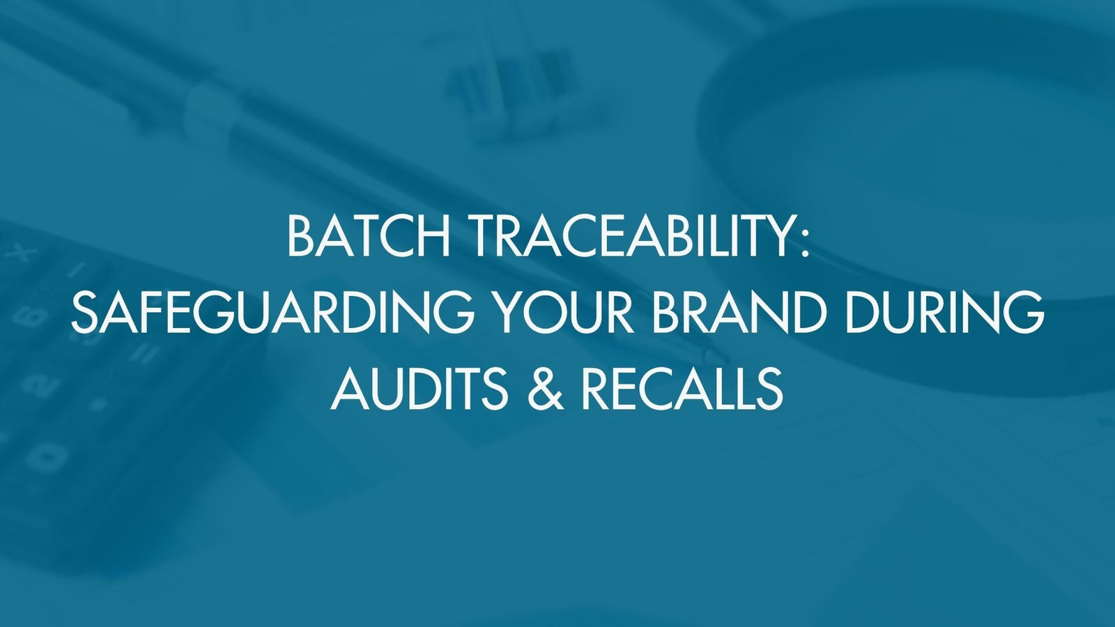 Batch Traceability: Safeguarding Your Brand During Audits & Recalls
