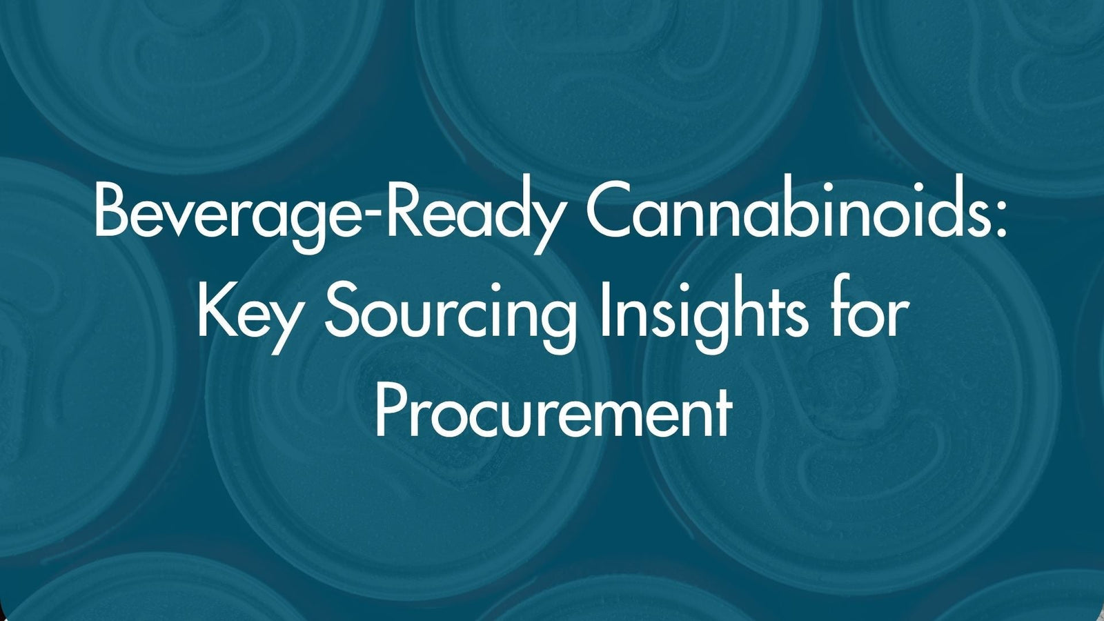 Beverage-Ready Cannabinoids: Key Sourcing Insights for Procurement