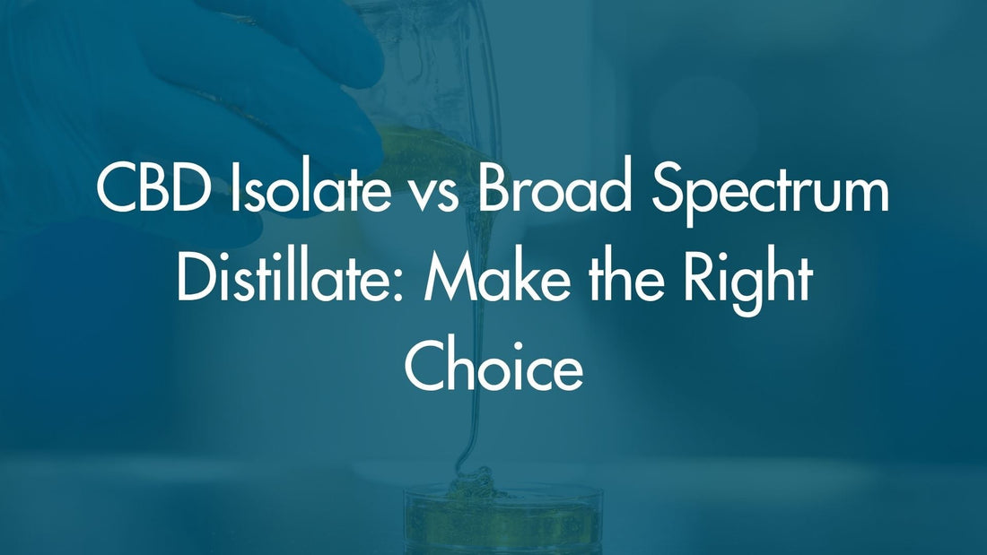 CBD Isolate vs Broad Spectrum Distillate: Make the Right Choice