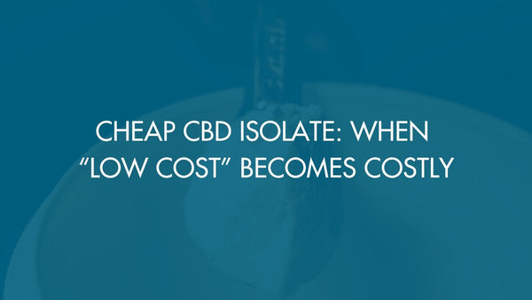 Cheap CBD Isolate: When “Low Cost” Becomes Costly