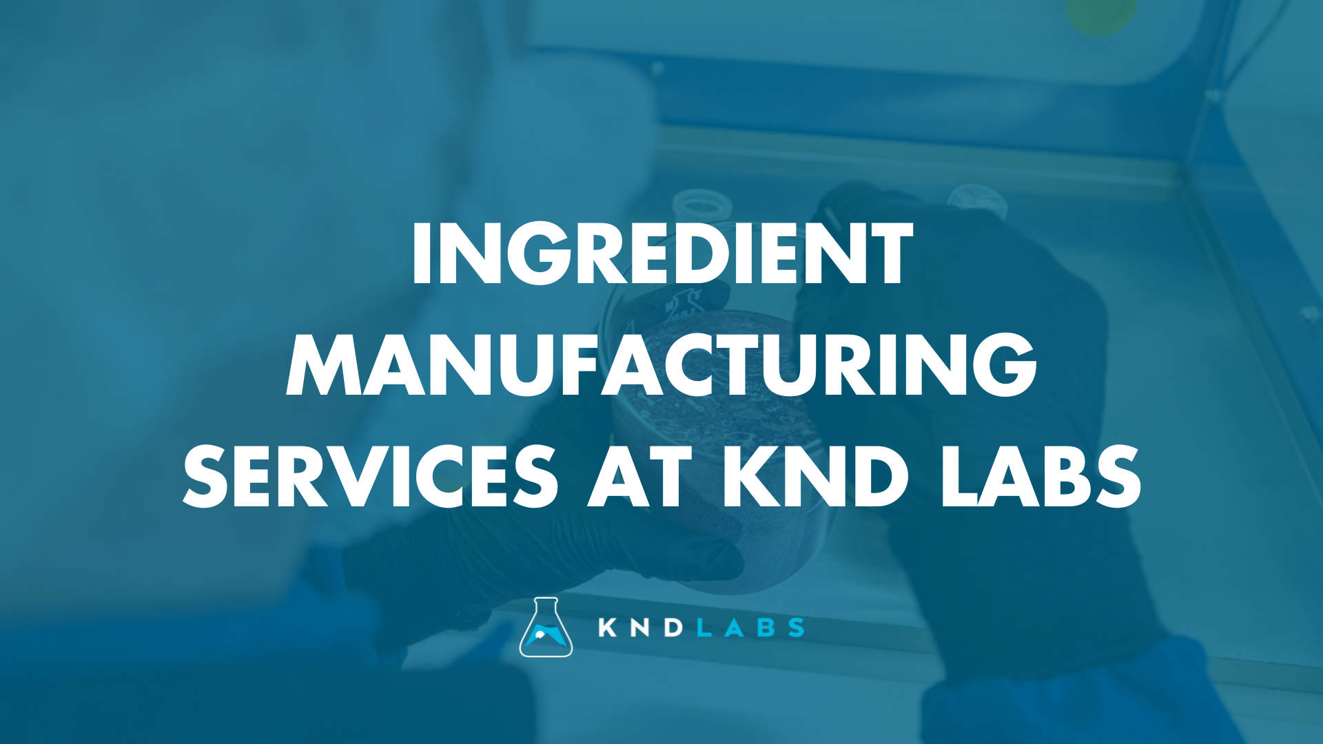 Ingredient Manufacturing Services at KND Labs