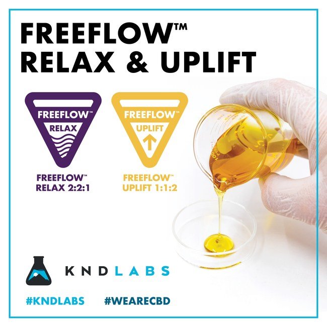 KND Labs Release New FreeFlow™ RELAX & UPLIFT Products - KND Labs