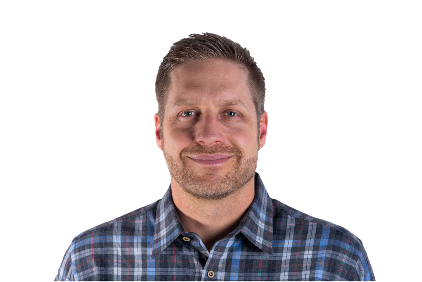 Profile bust headshot of Kevin Kirkpatrick on a white background